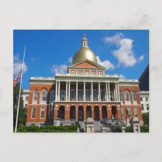 State House Boston Postcard