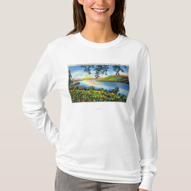 State Hwy View of Bluff Point T-Shirt (Front)
