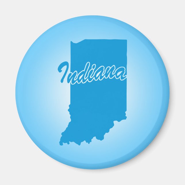 State Indiana Magnet (Front)
