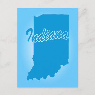 State Indiana Postcard