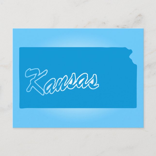 State Kansas Postcard (Front)