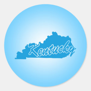 State Kentucky Classic Round Sticker