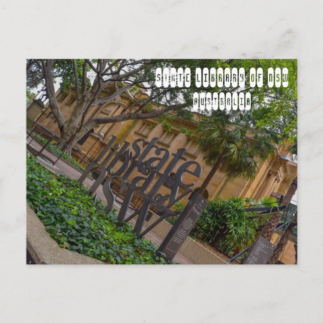 State Library of NSW in Sydney Australia Postcard (Front)