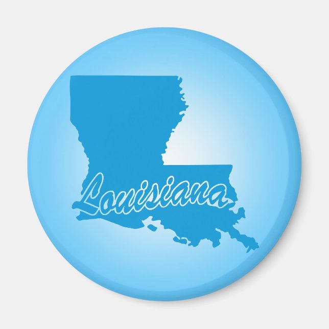 State Louisiana Magnet (Front)