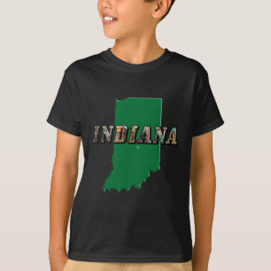 State Map and Picture Text T-Shirt