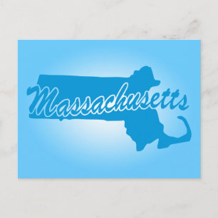State Massachusetts Postcard