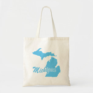State Michigan Tote Bag