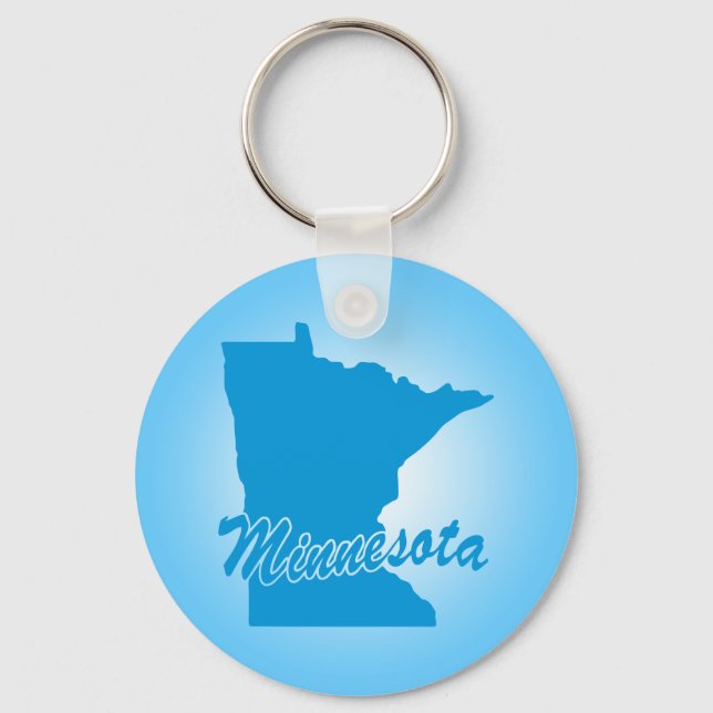 State Minnesota Key Ring (Front)
