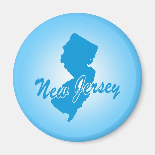 State New Jersey Magnet (Front)