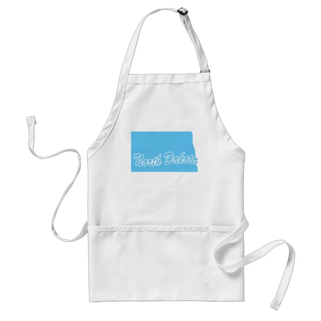 State North Dakota Adult Apron (Front)