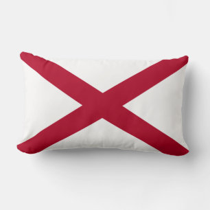 State of Alabama Flag Lumbar Cushion