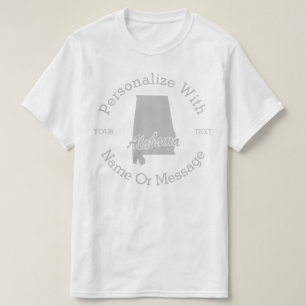 State Of Alabama PERSONALIZED T-shirt