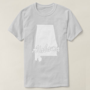 State Of Alabama Shape T-shirt