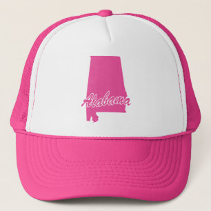 State Of Alabama Shape Trucker Hat
