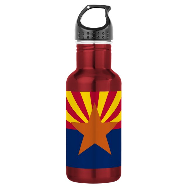  State of Arizona Flag 532 Ml Water Bottle (Front)