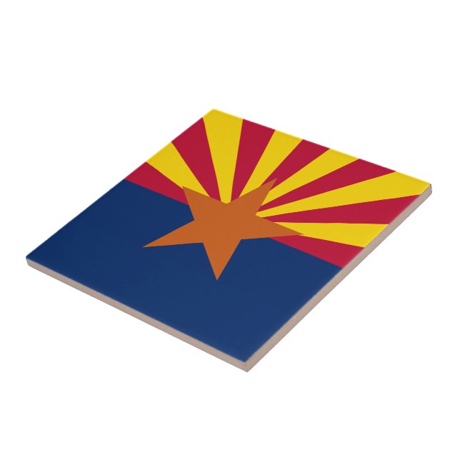  State of Arizona Flag Tile (Side)