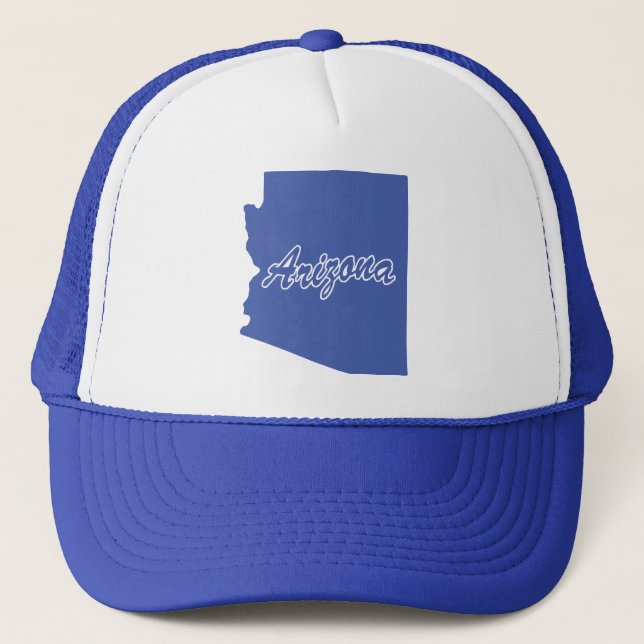 State Of Arizona Shape Trucker Hat (Front)