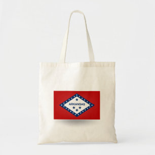 State of Arkansas Flag Tote Bag