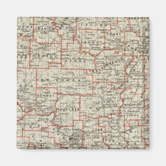 State of Arkansas Magnet (Front)