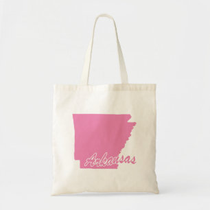 State Of Arkansas Shape Tote Bag
