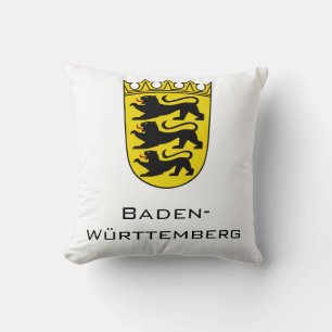 State of Baden-Württemberg Grand Coat of Arms Art Cushion