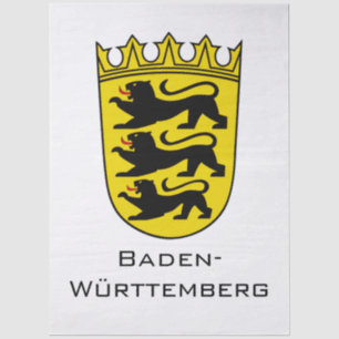 State of Baden-Württemberg Grand Coat of Arms Art Tissue Paper