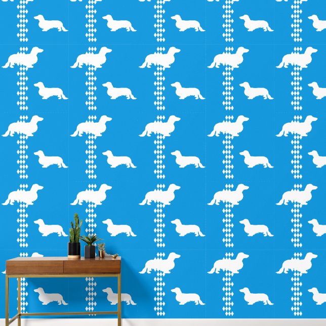 State Of Bavaria - Long-Haired Dachshund Wallpaper (Hallway)