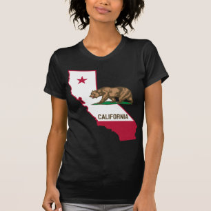 State of California Bear and Flag T-Shirt