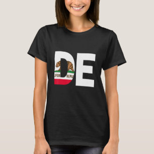 State of California Flag Delaware DE Cities and St T-Shirt