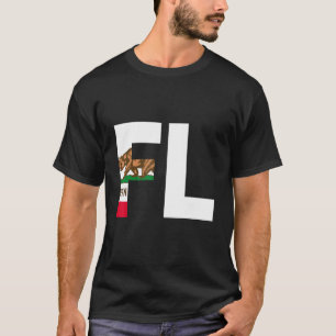 State of California Flag Florida FL Cities and Sta T-Shirt