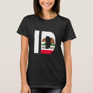 State of California Flag Idaho ID Boise Cities and T-Shirt