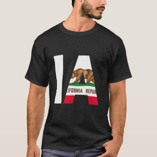 State of California Flag Iowa IA Cities and States T-Shirt