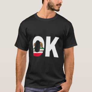 State of California Flag Oklahoma OK Cities and St T-Shirt