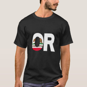 State of California Flag Oregon OR Cities and Stat T-Shirt