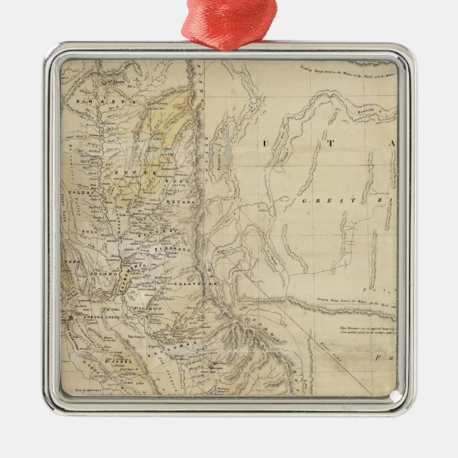 State of California Metal Tree Decoration (Front)
