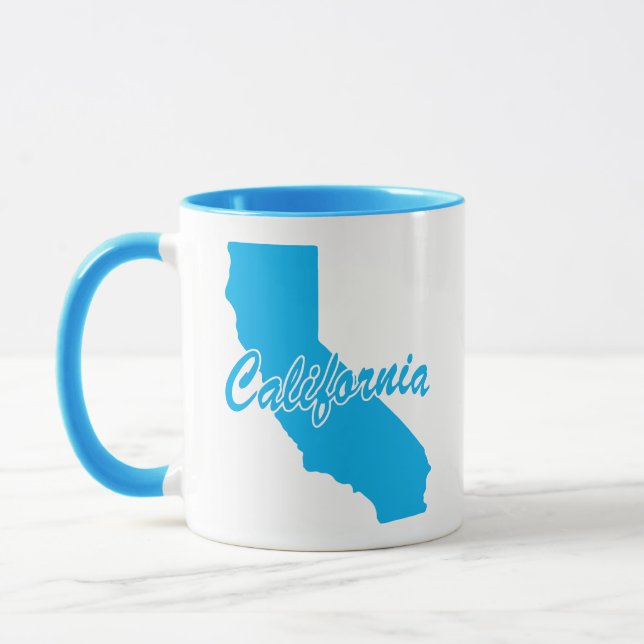 State Of California Shape Mug (Left)