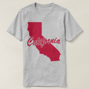 State Of California Shape T-shirt