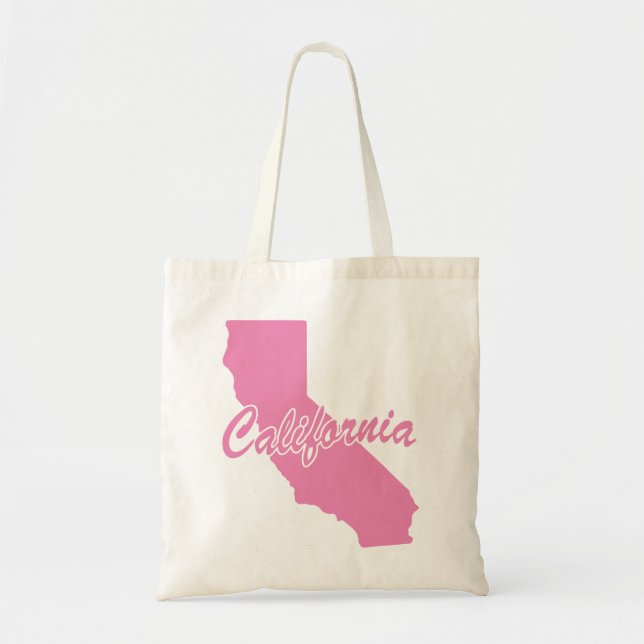 State Of California Shape Tote Bag (Front)