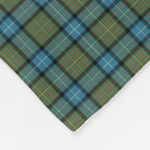 State of California Tartan Fleece Blanket