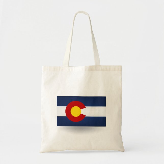 State of Colorado Flag Tote Bag (Front)