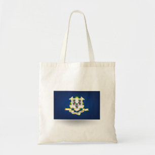State of Connecticut Flag Tote Bag