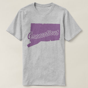 State Of Connecticut Shape T-shirt