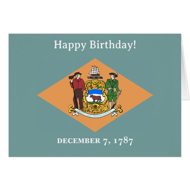 State of Delaware Flag (Front Horizontal)