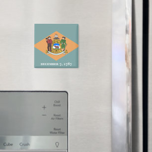 State of Delaware Flag Magnet
