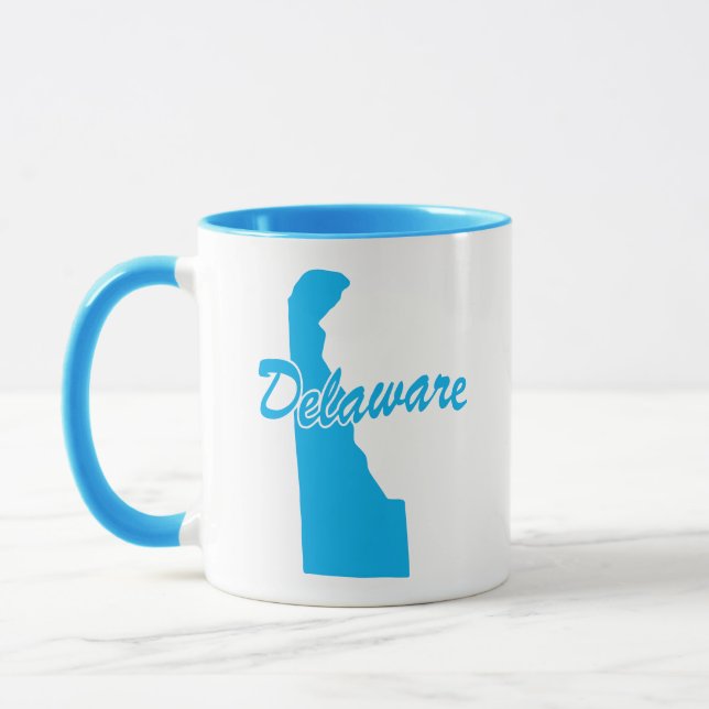 State Of Delaware Shape Mug (Left)