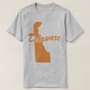 State Of Delaware Shape T-shirt