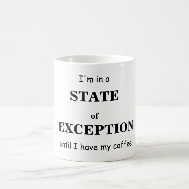 State of Exception Coffee Mug (Center)