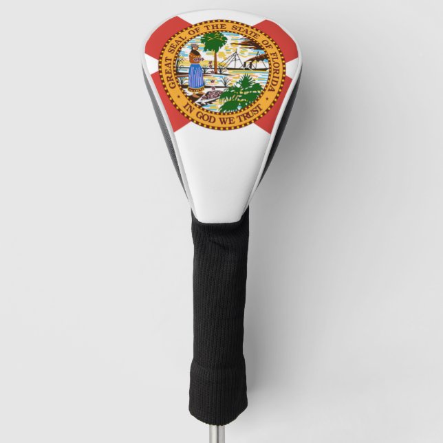 State of Florida  Flag Golf Head Cover (Front)