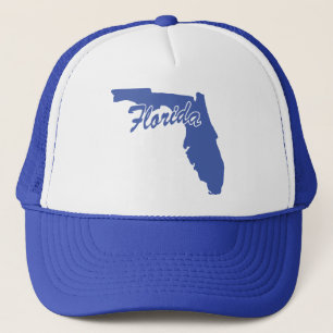 State Of Florida Shape Trucker Hat