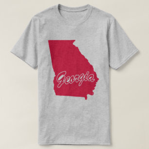 State Of Georgia Shape T-shirt